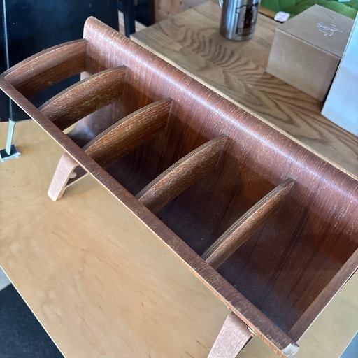 ビンテージ サイトーウッド チーク材 スリッパラック ラック シンプル