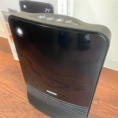 [山善] ヒーター 人感 ＆ 温度センサー搭載 セラミックヒーター DHF-VK12(B)の画像