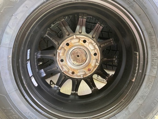 NV350キャラバン用スタッドレスタイヤホイール4本セット！ミシュラン新品 2024年製造 195/80R15付き