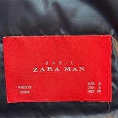 【ZARA MAN 】 中綿ジャケット　アウターの画像