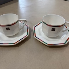 【お取引先決定】GIVENCHY　コーヒーカップ　ペアセット