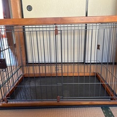 小型犬　スライド式ペットサークル