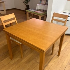 伸長式ダイニングセット（お譲り先が決まりました）