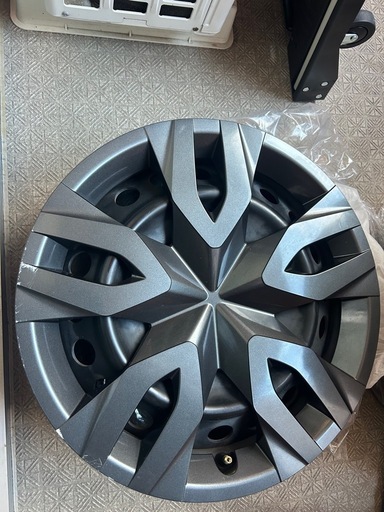 17 6.5J +40 PCD114.3 5H TOYOTA純正スチールホイル＆ホイルキャップ 
