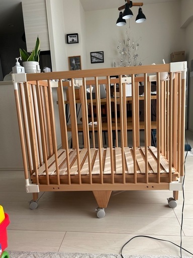 【美品】ファルスカ　クリエイティブコット　5way ベビーベッド　引取