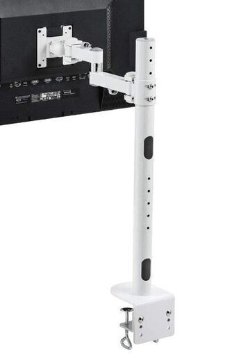サンワダイレクト モニターアーム 49インチ対応 高耐荷20kg