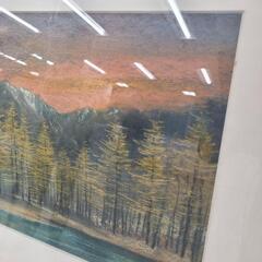 絵画　風景画　額装　P4サイズの画像