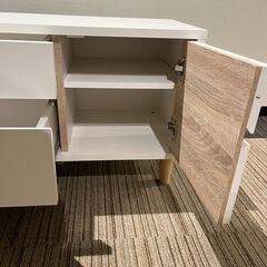 ▼値下げ▼【展示品・未使用品】テレビ台 ローテレビ台 脚付き 約 幅140×奥行35×高さ45cm 参考価格19990円💳自社配送時🌟代引き可💳※現金、クレジット、スマホ決済対応※の画像