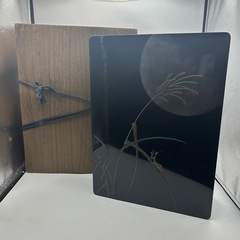 P1206601K 最高級品 極上細密細工 在銘美術工芸 漆塗り...