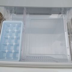 △MITSUBISHI 三菱 ノンフロン冷凍冷蔵庫 MR-P17EE-KW形 168L 動作品 2020年製 ホワイト/管理2828の画像