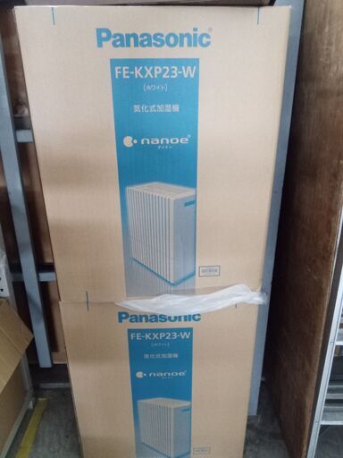 お取り引き中。FE-KXP23-W  気化式加湿器２台セット　※どちらも水漏れなどの不具合あり　ジャンク品　お売りします