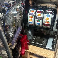 パチスロ実機 ひぐらしのなく頃に業 スマスロユニット付きの画像
