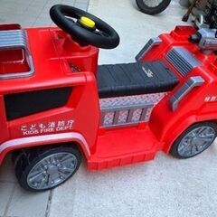 【交渉OK】美品　電動消防車　子供の画像