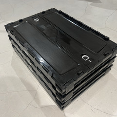 トラスコ　折りたたみコンテナ3個 　50L