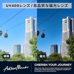 サングラス メンズ レディース 偏光サングラス 偏光レンズ99.9％の画像