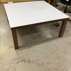 K2501-060 ホームステイト 家具調こたつ HT-FH80F フラットタイプ 2017年製 動作確認済み キズ汚れ有りの画像