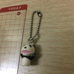 生茶　パンダ　ミニ　チャーム　キーホルダー の画像