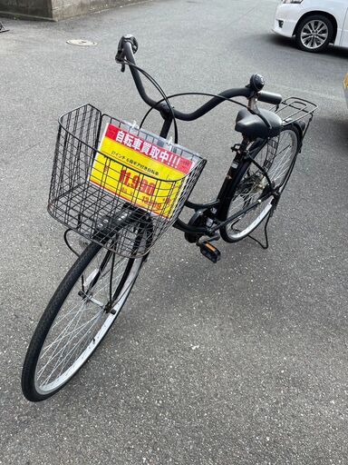 27インチ6段ギア付き自転車ママチャリNo.1052