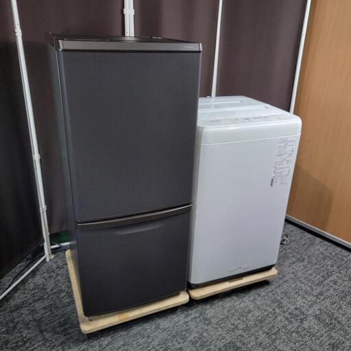 ‍♂️h070201売約済み‼️配送設置は無料‼️最新2023年製✨新色マットビターブラウン✨Panasonic 家電セット