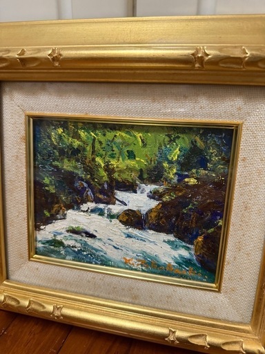 18.「奥入瀬」髙橋一善 油絵 18.「奥入瀬」髙橋一善 油絵