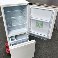 ㉖【税込み】アクア 168L 2ドア冷蔵庫 AQR-17MBK ホワイト 2022年製