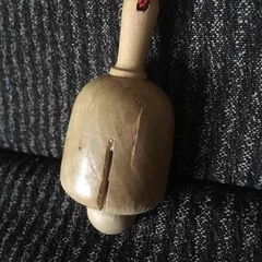 木の鈴　飾り　木製　※難ありの画像