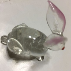 ガラスのうさぎ  　※難ありの画像