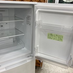 【愛品館江戸川店】保証充実 SHARP 2021年製 152L　2ドア冷凍冷蔵庫 SJ-D15G-Wの画像