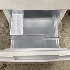 【愛品館江戸川店】保証充実 SHARP 2021年製 152L　2ドア冷凍冷蔵庫 SJ-D15G-Wの画像