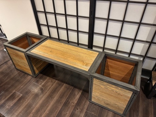 新品未使用　ベンチ　アイアン
