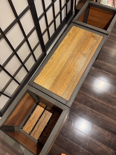 新品未使用　ベンチ　アイアン