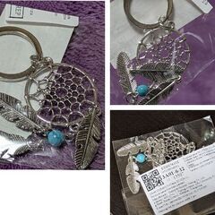 ドリームキャッチャー/ペアキーホルダー2個セット（新品）の画像