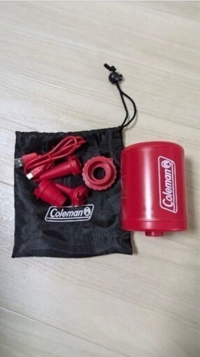 【車中泊・キャンプに✨】Coleman ハイピークダブル + Coleman モバイルポンプ
