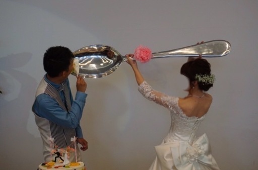 【お値下げしました】ビッグスプーン　結婚式　ウェディング　ファーストバイト
