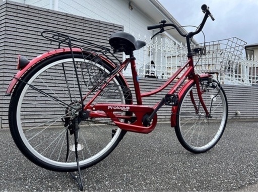 中古自転車　24インチ　鍵付き⭐️YouTube動画あり⭐️点検済み⭐️大きめカゴ　自転車　
