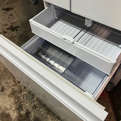 SHARP 6ドア 2020年製 冷凍冷蔵庫 502L SJ-AF50G-W 動作確認済 内部クリーニング 観音開き プラズマクラスター 中古美品 ③の画像