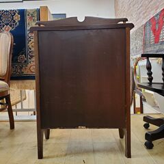 アンティーク家具 キャビネット 引出し1個 2枚扉 検) ロイズ アンティークス■横幅65cm×奥行35㎝×高さ86㎝■近隣配送無料 買取帝国 朝霞店の画像
