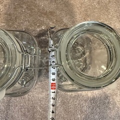 密封瓶　ガラス瓶　ジャー　2個セットの画像