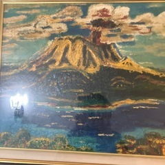 溝部聡　桜島　絵画の画像