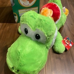 スーパーマリオ　ヨッシー　フィギュア　BIGぬいぐるみの画像