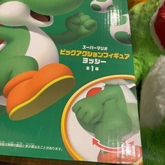 スーパーマリオ　ヨッシー　フィギュア　BIGぬいぐるみの画像
