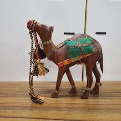 木彫　馬　3体セットの画像