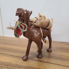 木彫　馬　3体セットの画像