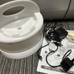 ぺッド用フィルター式給水器　ピュアクリスタルフィット2WAY 新品フィルター5コ付きの画像