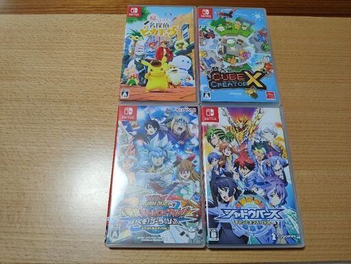 美品!!Switch専用ソフト4本セット!!