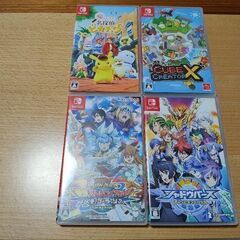 美品!!Switch専用ソフト4本セット!!