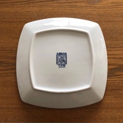 未使用に近い☆美品☆千段十草☆ 四角中皿 ☆食器☆平皿☆和洋折衷☆素敵☆便利☆の画像