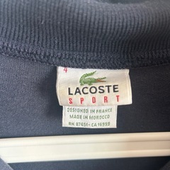 90s ラコステ　モロッコ製　トラックジャケット ジャージ ブルゾンの画像