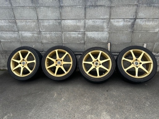 ヨコハマ Model7 4H 114.3 7j ＋45 4本