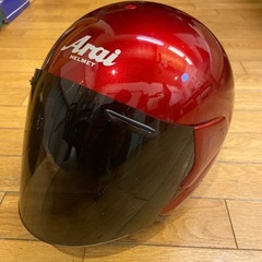 中古バイク用ヘルメット　59.60センチ　アライ